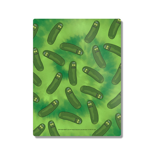 Rick And Morty Character Art Pickle Pattern 300X400mm Portrait Metal Wall Art Print - Wall Decor for Living Room, Bedroom & Gaming Room