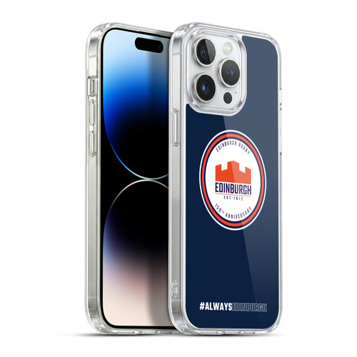 Edinburgh Rugby Graphics 150th Logo Soft Gel Case for Apple iPhone 13 Pro Max & MagSafe
