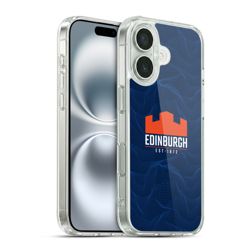 Edinburgh Rugby 2024/25 Crest Kit Home Soft Gel Case for Apple iPhone 16 & MagSafe