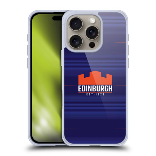 Edinburgh Rugby 2023/24 Crest Kit Home Soft Gel Case for Apple iPhone 16 Pro & MagSafe