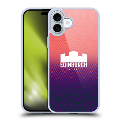 Edinburgh Rugby Graphic Art Training Soft Gel Case for Apple iPhone 16 Plus & MagSafe