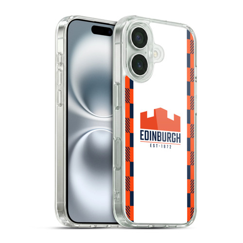 Edinburgh Rugby 2025/26 Crest Kit Away Soft Gel Case for Apple iPhone 16 & MagSafe