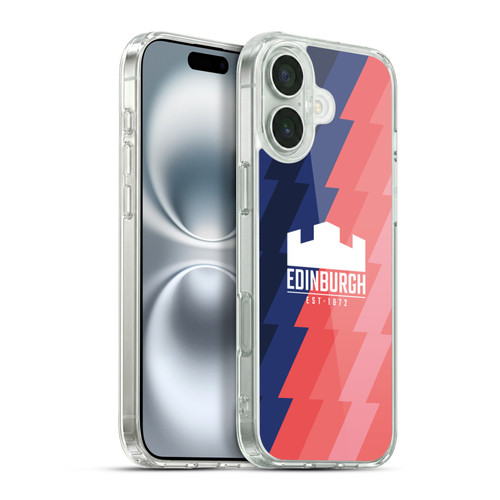 Edinburgh Rugby 2025/26 Crest Kit Training Soft Gel Case for Apple iPhone 16 Plus & MagSafe