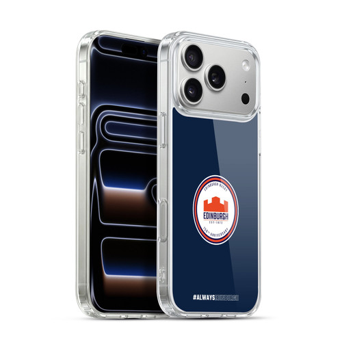 Edinburgh Rugby Graphics 150th Logo Soft Gel Case for Apple iPhone 17 Pro Max
