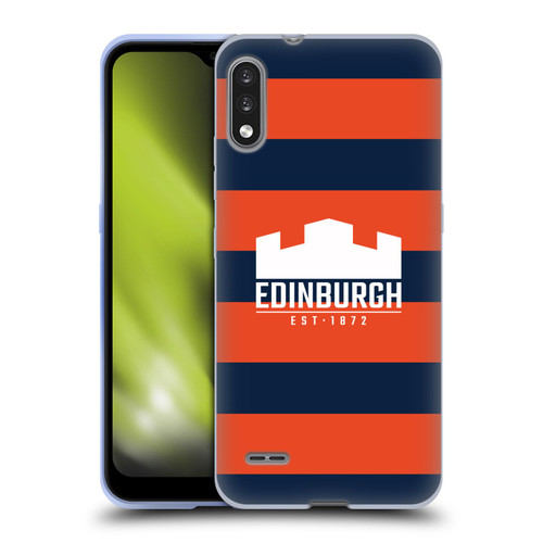 Edinburgh Rugby Graphics Stripes Soft Gel Case for LG K22