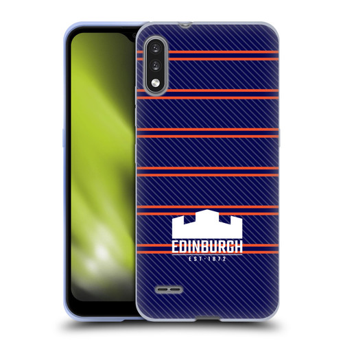 Edinburgh Rugby Logo 2 Stripes Soft Gel Case for LG K22