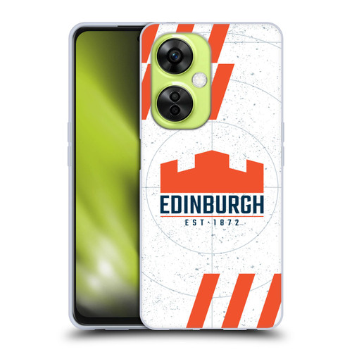 Edinburgh Rugby Logo Art White Soft Gel Case for OnePlus Nord CE 3 Lite 5G
