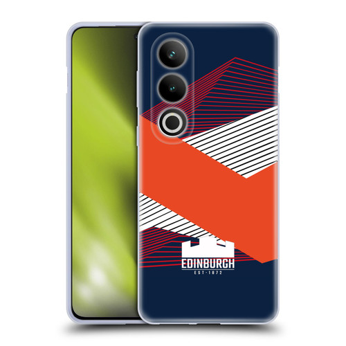 Edinburgh Rugby Graphics Shapes Soft Gel Case for OPPO OnePlus Ace 3V 5G