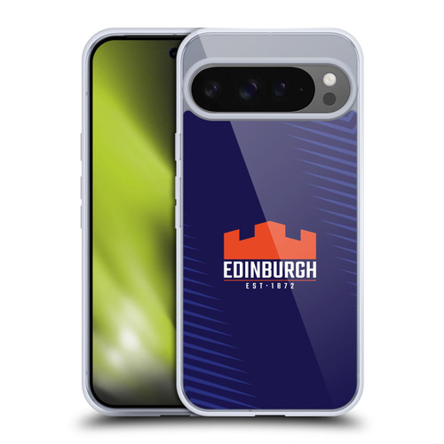 Edinburgh Rugby Graphic Art Blue Logo Soft Gel Case for Google Pixel 9 Pro XL