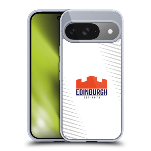 Edinburgh Rugby Graphic Art White Logo Soft Gel Case for Google Pixel 9 / Pixel 9 Pro