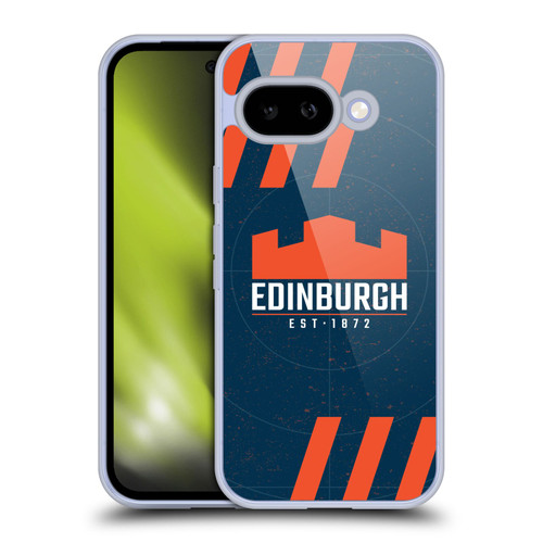 Edinburgh Rugby Logo Art Navy Blue Soft Gel Case for Google Pixel 9A