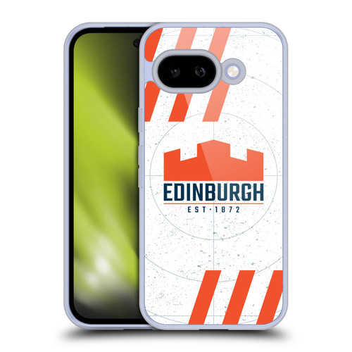 Edinburgh Rugby Logo Art White Soft Gel Case for Google Pixel 9A