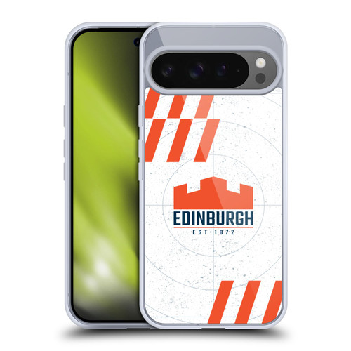 Edinburgh Rugby Logo Art White Soft Gel Case for Google Pixel 9 Pro XL