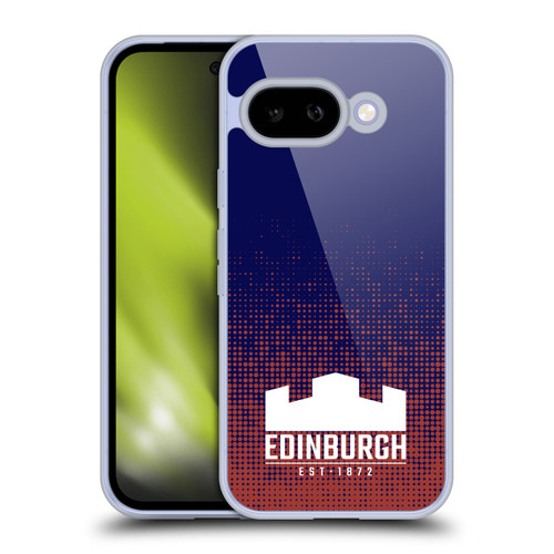 Edinburgh Rugby Logo 2 Halftone Soft Gel Case for Google Pixel 9A