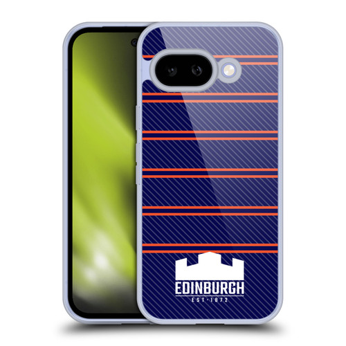 Edinburgh Rugby Logo 2 Stripes Soft Gel Case for Google Pixel 9A