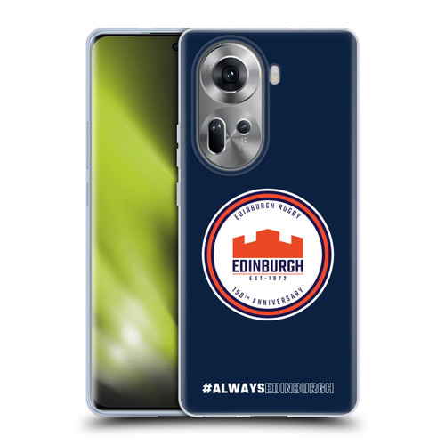 Edinburgh Rugby Graphics 150th Logo Soft Gel Case for OPPO Reno11