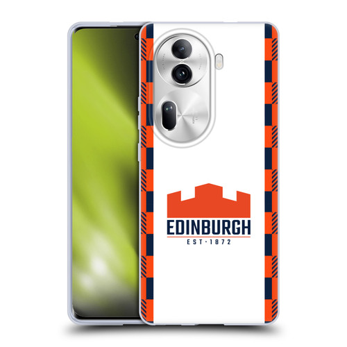 Edinburgh Rugby 2025/26 Crest Kit Away Soft Gel Case for OPPO Reno11 Pro