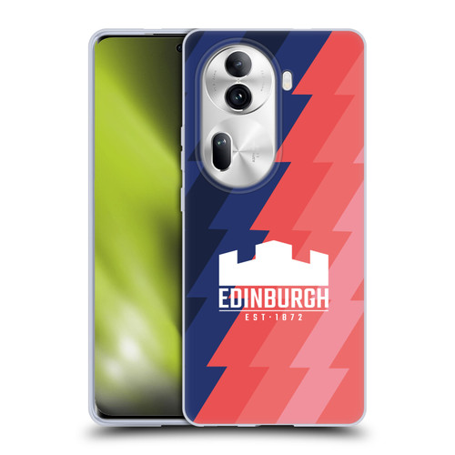 Edinburgh Rugby 2025/26 Crest Kit Training Soft Gel Case for OPPO Reno11 Pro