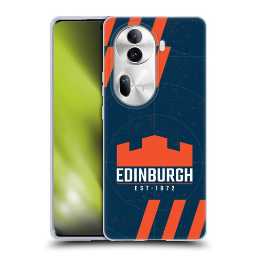 Edinburgh Rugby Logo Art Navy Blue Soft Gel Case for OPPO Reno11 Pro
