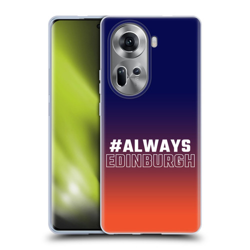 Edinburgh Rugby Logo 2 Gradient Edinburgh Soft Gel Case for OPPO Reno11