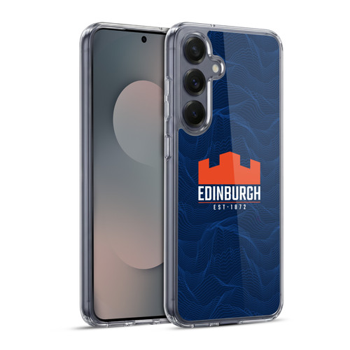 Edinburgh Rugby 2024/25 Crest Kit Home Soft Gel Case for Samsung Galaxy S25+ & MagSafe