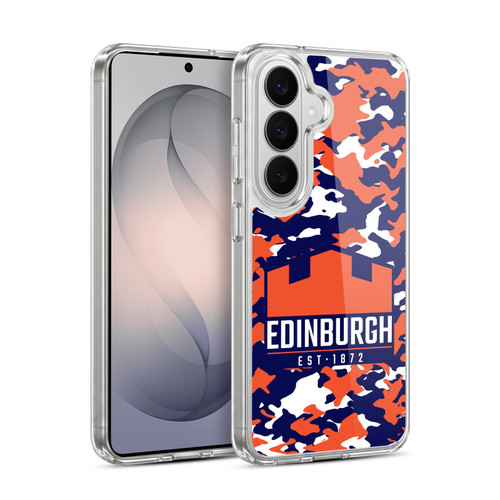 Edinburgh Rugby Logo 2 Camouflage Soft Gel Case for Samsung Galaxy S26