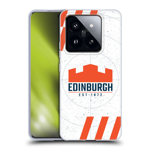 Edinburgh Rugby Logo Art White Soft Gel Case for Xiaomi 14 Pro