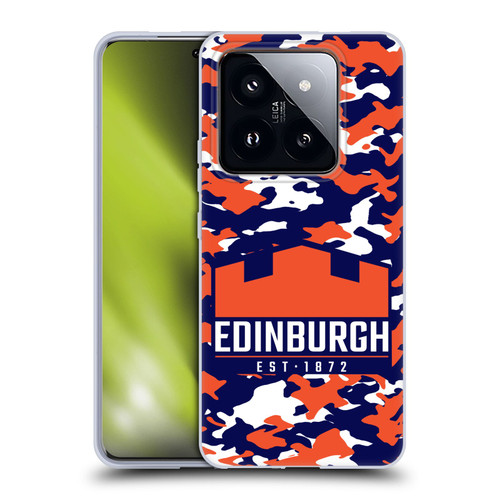 Edinburgh Rugby Logo 2 Camouflage Soft Gel Case for Xiaomi 14 Pro