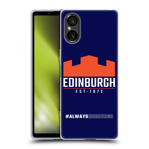 Edinburgh Rugby Logo 2 Always Edinburgh Soft Gel Case for Sony Xperia 5 V 5G