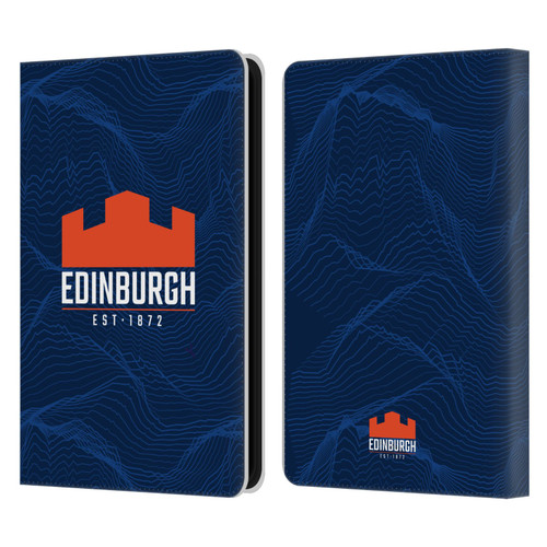 Edinburgh Rugby 2024/25 Crest Kit Home Leather Book Wallet Case Cover For Amazon Kindle 11th Gen (2024)