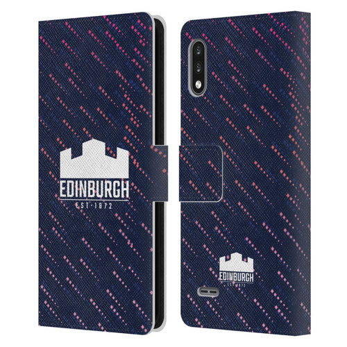 Edinburgh Rugby 2024/25 Crest Kit Training Leather Book Wallet Case Cover For LG K22