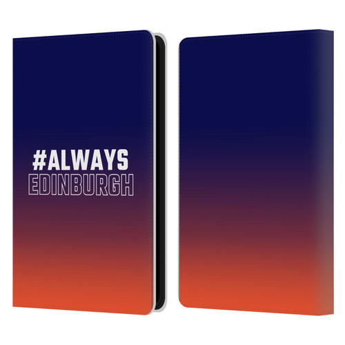 Edinburgh Rugby Logo 2 Gradient Edinburgh Leather Book Wallet Case Cover For Amazon Kindle Paperwhite 5 (2021)