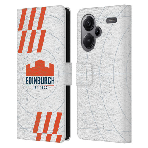 Edinburgh Rugby Logo Art White Leather Book Wallet Case Cover For Xiaomi Redmi Note 13 Pro Plus 5G