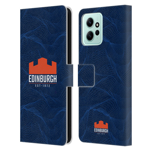 Edinburgh Rugby 2024/25 Crest Kit Home Leather Book Wallet Case Cover For Xiaomi Redmi 12