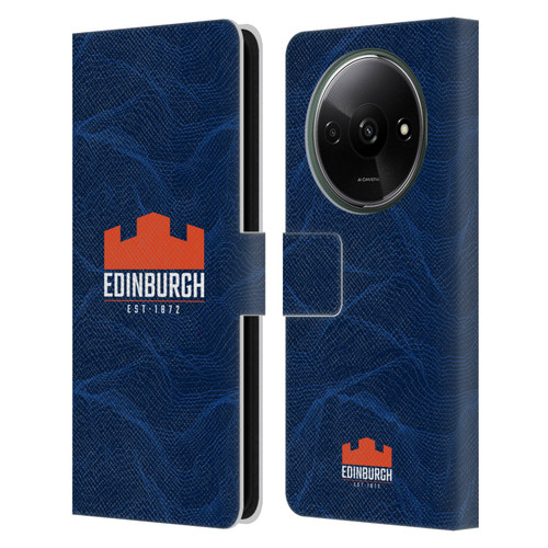 Edinburgh Rugby 2024/25 Crest Kit Home Leather Book Wallet Case Cover For Xiaomi Redmi A3