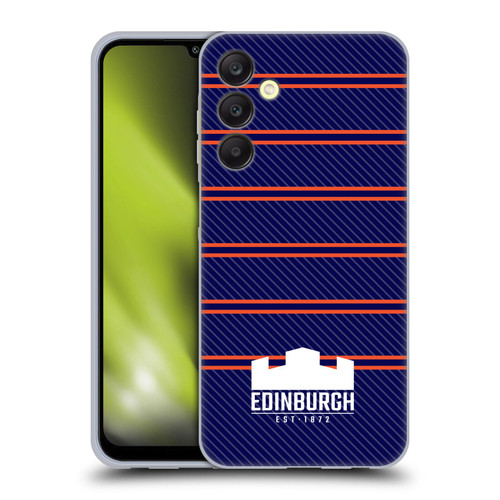 Edinburgh Rugby Logo 2 Stripes Soft Gel Case for Samsung Galaxy A25 5G
