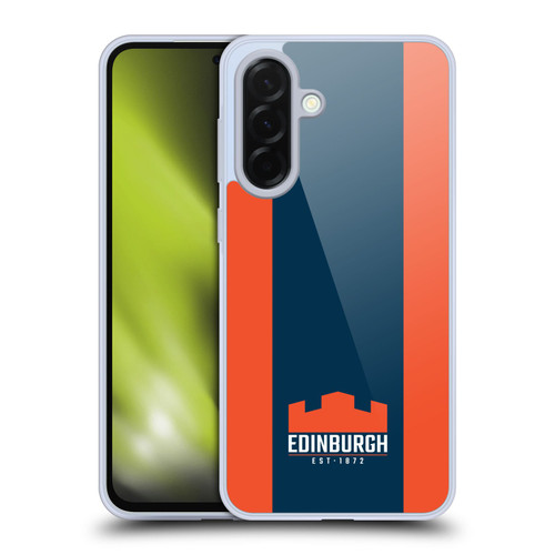 Edinburgh Rugby Logo Art Stripes Soft Gel Case for Samsung Galaxy A36 5G