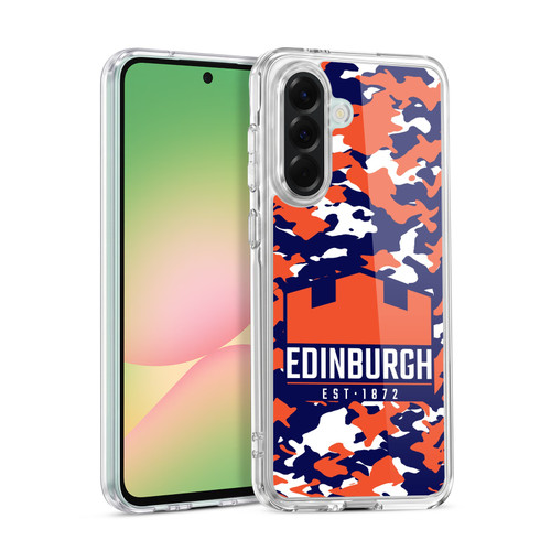 Edinburgh Rugby Logo 2 Camouflage Soft Gel Case for Samsung Galaxy A56 5G