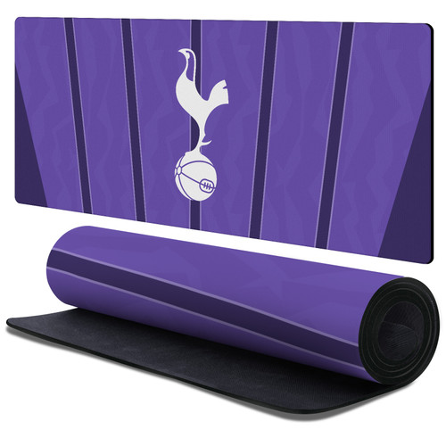 Tottenham Hotspur F.C. 2026/27 Badge Kit Third Gaming Office Desk PC Keyboard Mouse Mat Pad 37.4 x 15.75 x 0.16 inches (900 x 400 mm) - XL