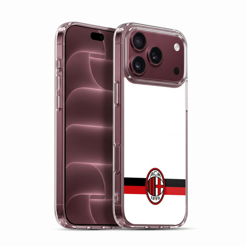 AC Milan Crest White Soft Gel Case for Apple iPhone 18 Pro Max