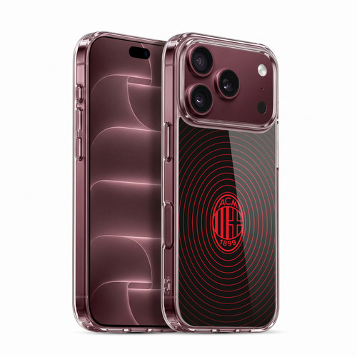 AC Milan Graphics Beat Soft Gel Case for Apple iPhone 18 Pro