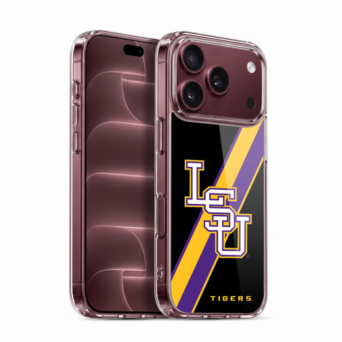 Louisiana State University LSU Louisiana State University LSU Stripes Soft Gel Case for Apple iPhone 18 Pro