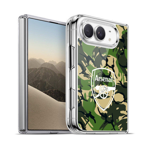 Arsenal FC Logos Camouflage Disruptive Pattern Soft Gel Case for Apple iPhone Duo