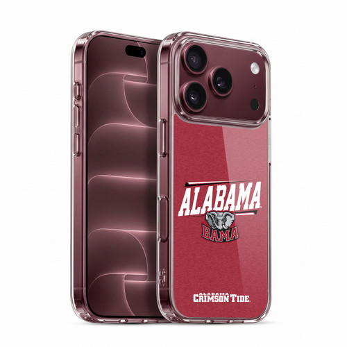 University Of Alabama UA The University Of Alabama Double Bar Soft Gel Case for Apple iPhone 18 Pro