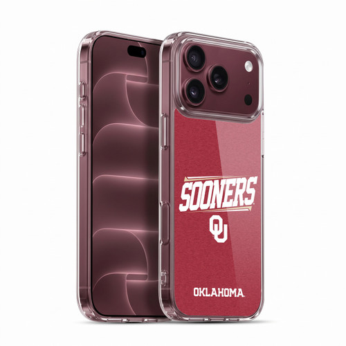 University of Oklahoma OU The University of Oklahoma Double Bar Soft Gel Case for Apple iPhone 18 Pro Max
