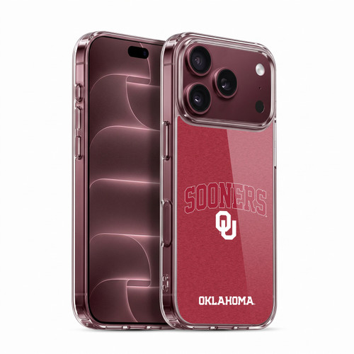 University of Oklahoma OU The University of Oklahoma Campus Logotype Soft Gel Case for Apple iPhone 18 Pro