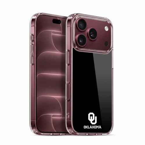 University of Oklahoma OU The University of Oklahoma Logo Soft Gel Case for Apple iPhone 18 Pro
