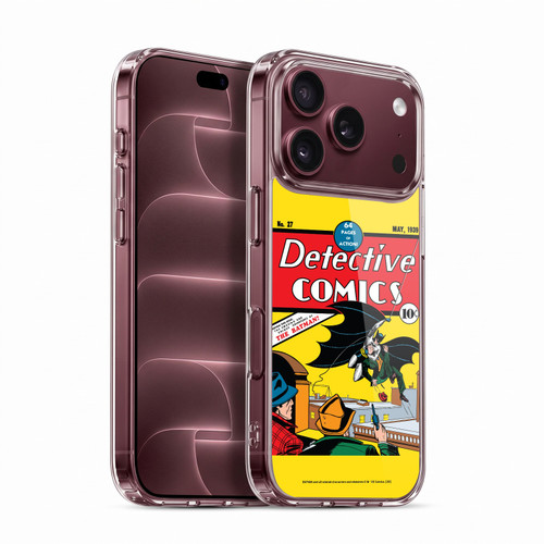 Batman DC Comics Iconic Comic Book Costumes Detective Comics #27 Soft Gel Case for Apple iPhone 18 Pro