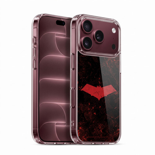 Batman DC Comics Red Hood Logo Grunge Soft Gel Case for Apple iPhone 18 Pro