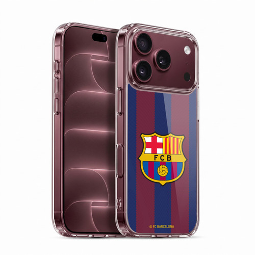 FC Barcelona 2023/24 Crest Kit Home Soft Gel Case for Apple iPhone 18 Pro